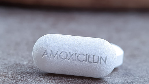 Tablette mit Amoxicillin